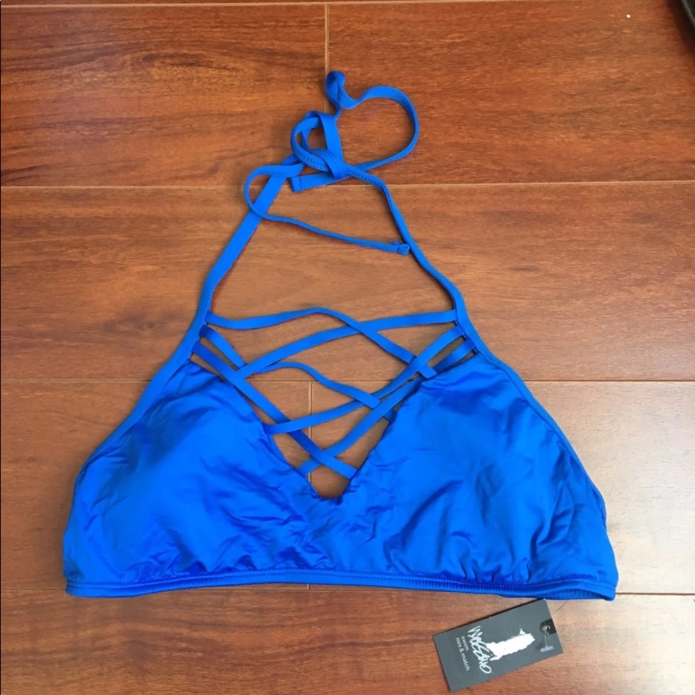 Mossimo Women's Strappy Front Halter Bikini Top